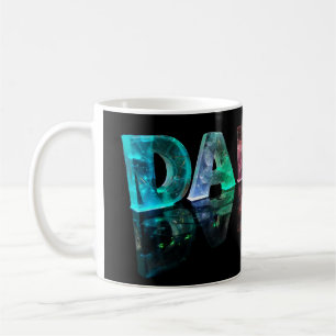 The Name Daniel in 3D Lights (Photograph) Coffee Mug