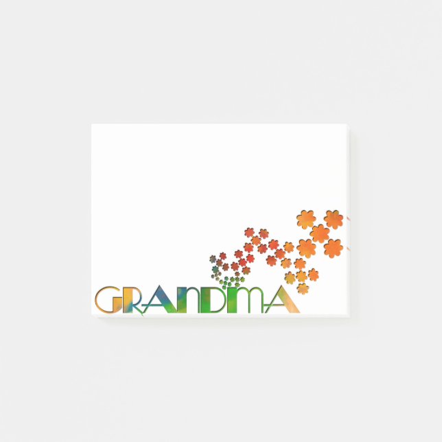The Name Game - Grandma Post-it Notes (Front)