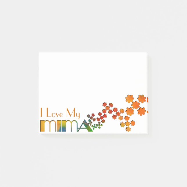 The Name Game - Mima Post-it Notes (Front)