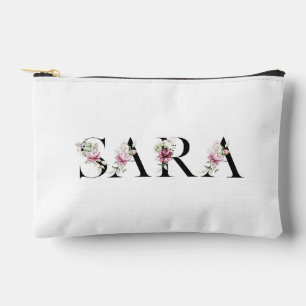 The name is Sara. My name is Sara. Accessory Pouch