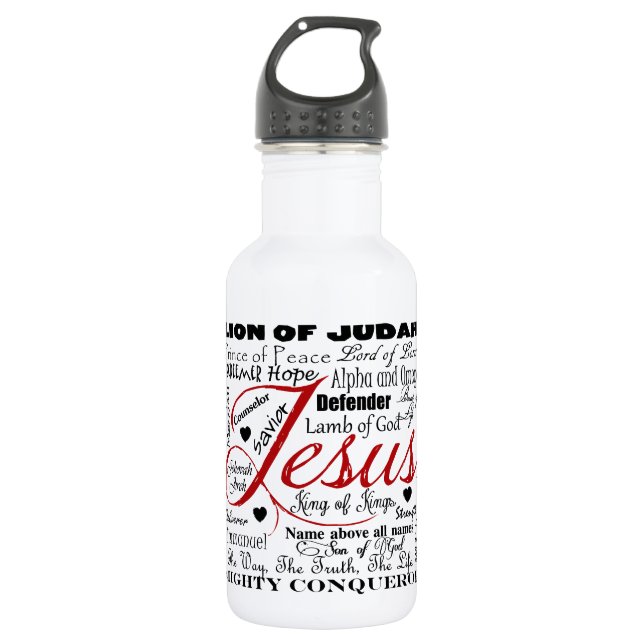 The Name of Jesus 532 Ml Water Bottle (Front)