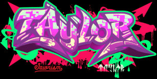 The Name Taylor In Graffiti Gifts On Zazzle Ca Start with you basic letter shapes and outline with ovals. name taylor in graffiti gifts on zazzle ca