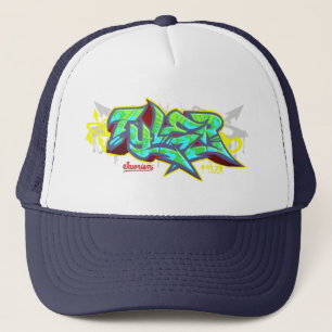 The name Tyler in graffiti-Trucker Hat
