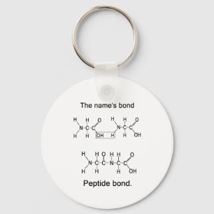 The name's bond, peptide bond keychain