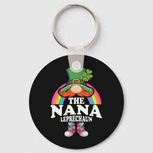 The Nana Leprechaun St Patricks Day Costume Keychain