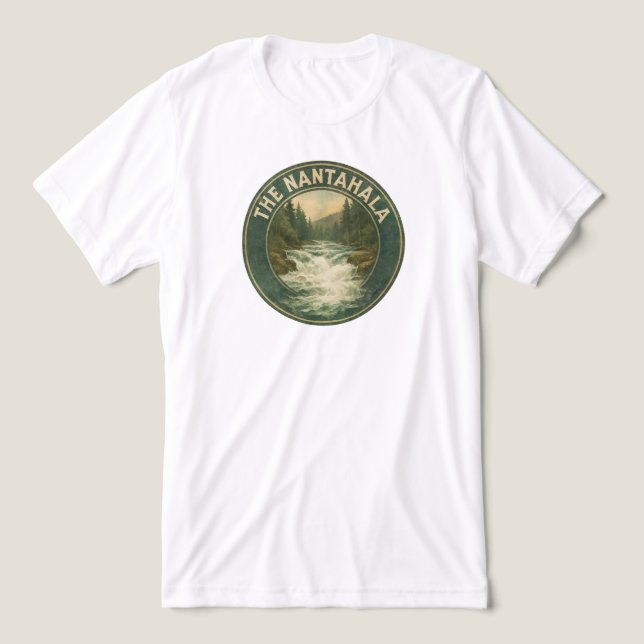 The Nantahala  Tri-Blend Shirt (Design Front)