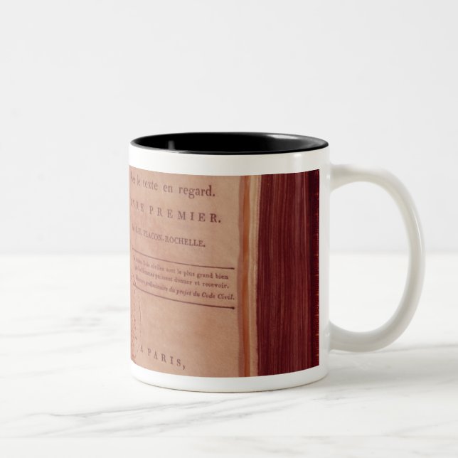 The Napoleonic Code Two-Tone Coffee Mug (Right)