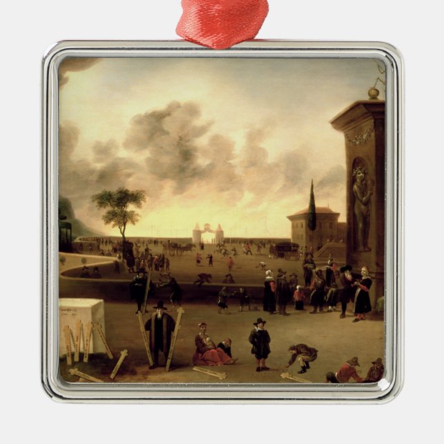 The Narrow Gate to Heaven Metal Ornament (Front)