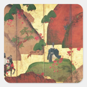 The Narrow road of Ivy Square Sticker