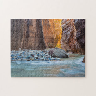 The Narrows Of The Virgin River In Autumn 2 Jigsaw Puzzle