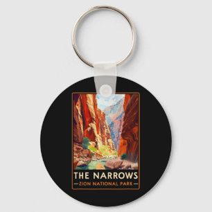 The Narrows Zion National Park Hiking Nature Outdo Keychain