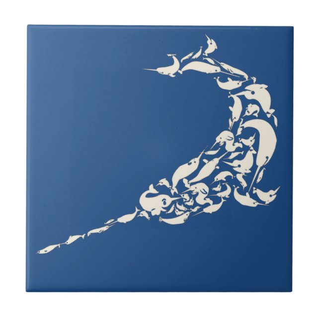 The Narwhal of Narwhals Tile (Front)