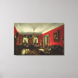 The Nashchokin family in drawing room Canvas Print
