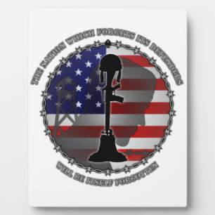 The Nation Which Forgets Its Defenders Plaque