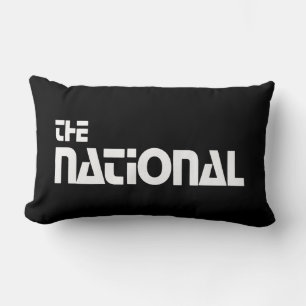 The National - 1980 promo graphic - White Lumbar Pillow