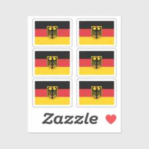 The national flag of Germany pack of 6