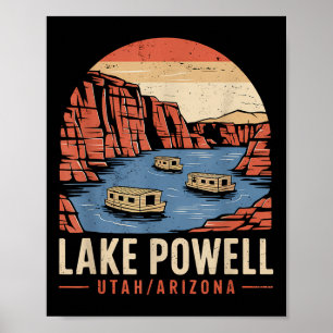 The National Parks Corner Shop Vintage Lake Powell Poster