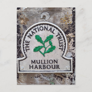 The National Trust - Mullion Harbour in Cornwall Postcard