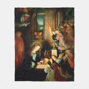 The Nativity 1495 Fleece Blanket