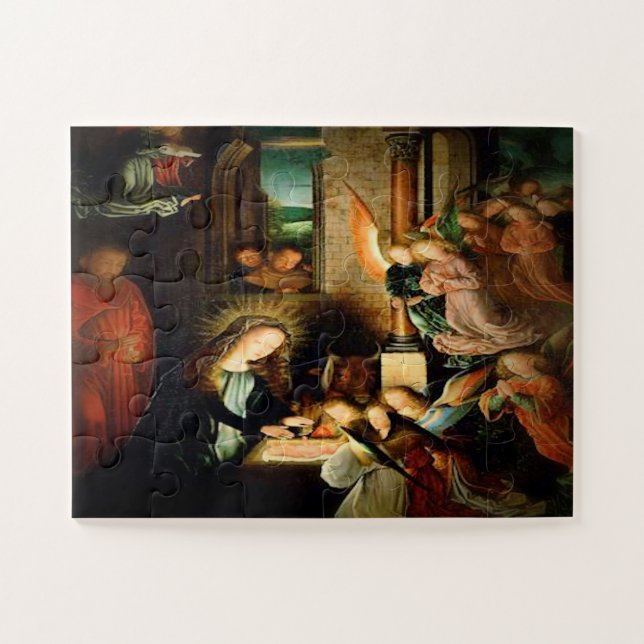 The Nativity 1495 Jigsaw Puzzle (Horizontal)