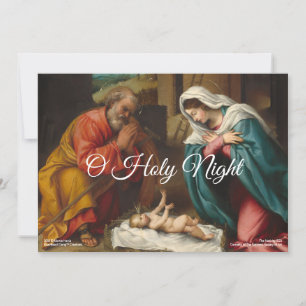 The Nativity 1523c   Blue Beach Song™ Holiday Ca Card