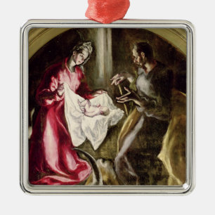 The Nativity, 1587-1614 Metal Ornament