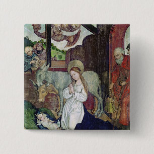 The Nativity 2 Inch Square Button