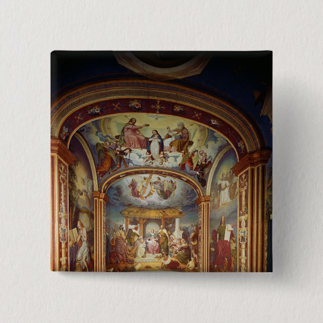 The Nativity 2 Inch Square Button (Front)