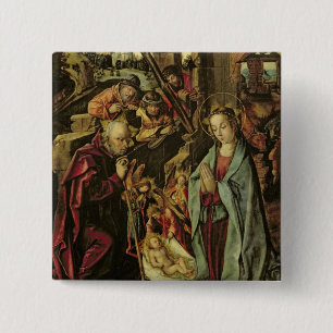 The Nativity 2 Inch Square Button