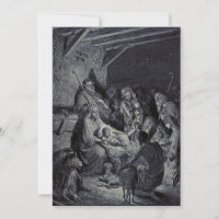 The Nativity by Gustave Doré Premium Victorian Ink