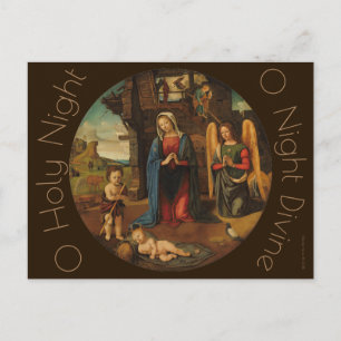 The Nativity c.1495   Blue Beach Song™ Postcard