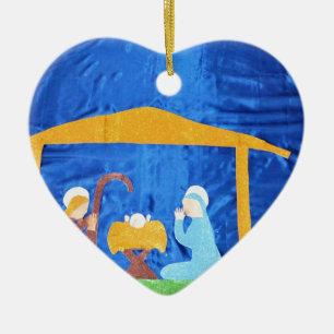The Nativity Ceramic Ornament