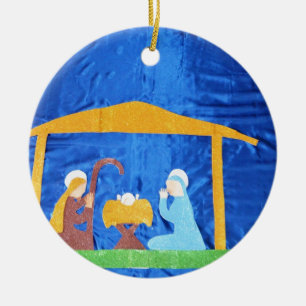 The Nativity Ceramic Ornament