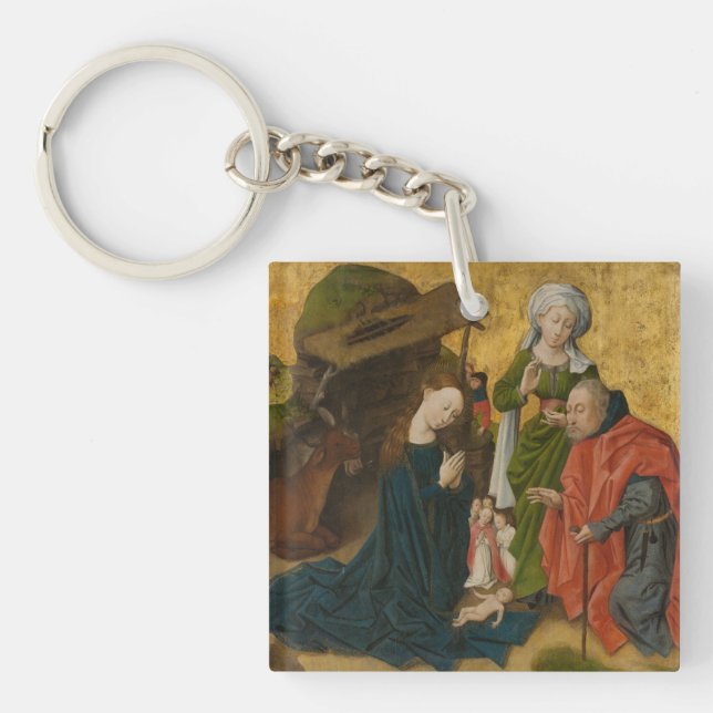 The Nativity, circa 1460 Keychain (Front)