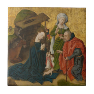The Nativity, circa 1460 Tile
