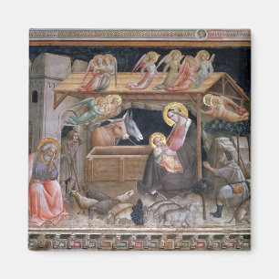 The Nativity, detail from The life of the Virgin a Magnet