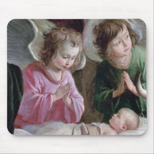 The Nativity, from the Buxtehude Altar, 1400-10 Mouse Pad