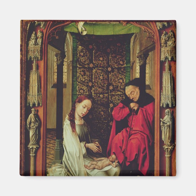 The Nativity, left wing of a triptych, c.1496 Magnet (Front)