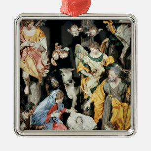 The Nativity, made in Naples Metal Ornament