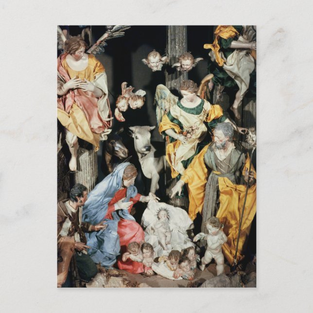 The Nativity, made in Naples Postcard (Front)