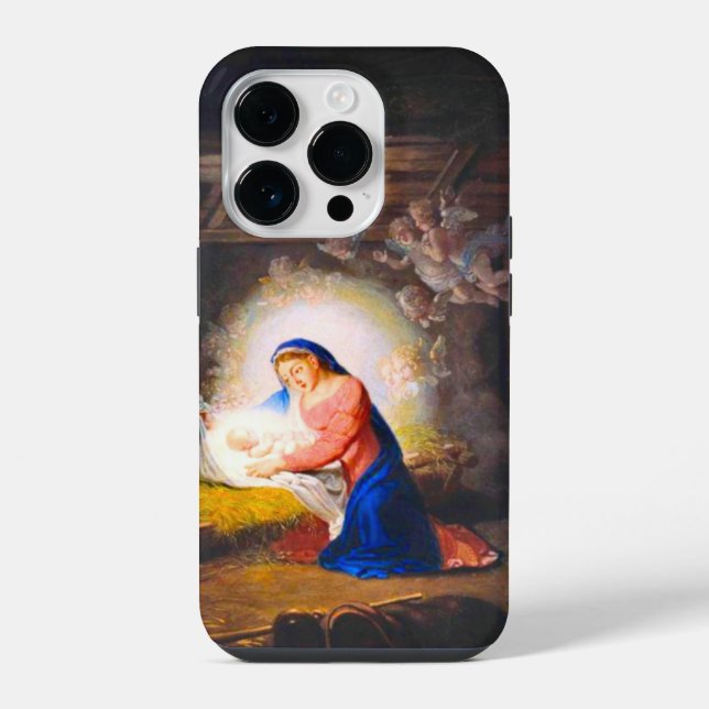 The Nativity of Christ iPhone Case (Back)