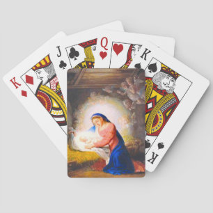 The Nativity of Christ Playing Cards