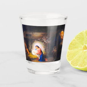 The Nativity of Christ Shot Glass