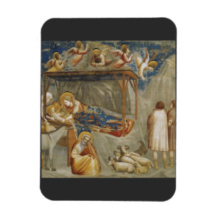 The Nativity of Jesus Christ by Giotto Magnet