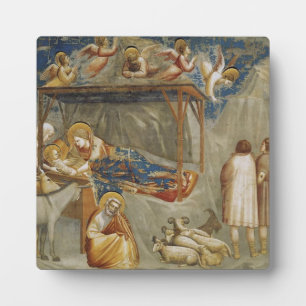 The Nativity of Jesus Christ by Giotto  Plaque