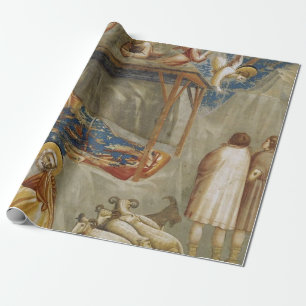 The Nativity of Jesus Christ by Giotto Wrapping Paper