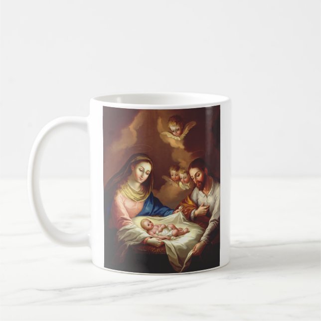The Nativity of Jesus Christ  Coffee Mug (Left)
