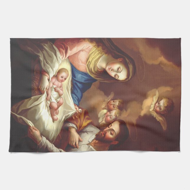 The Nativity of Jesus Christ  Kitchen Towel (Horizontal)