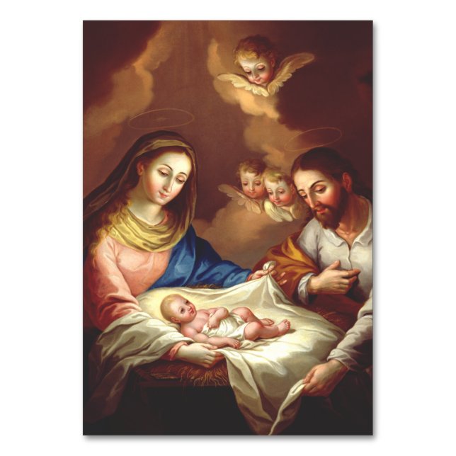 The Nativity of Jesus Christ  Table Number (Front)