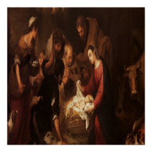 The Nativity Shepherds 1668 Poster
